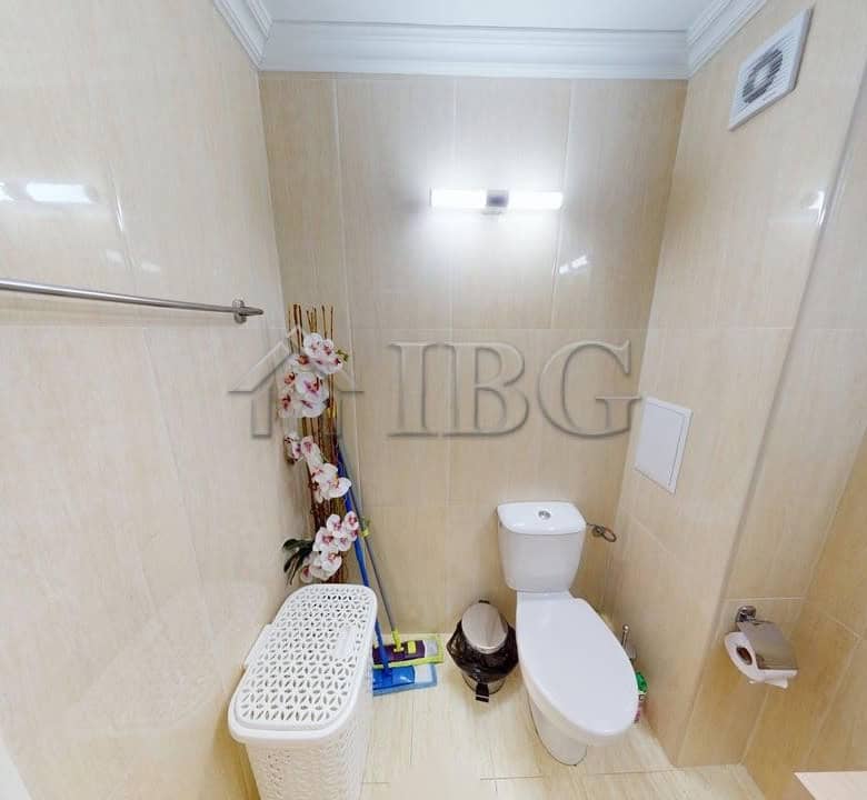 Interior view of a modern 2-room apartment in Sunny Beach, Bulgaria.