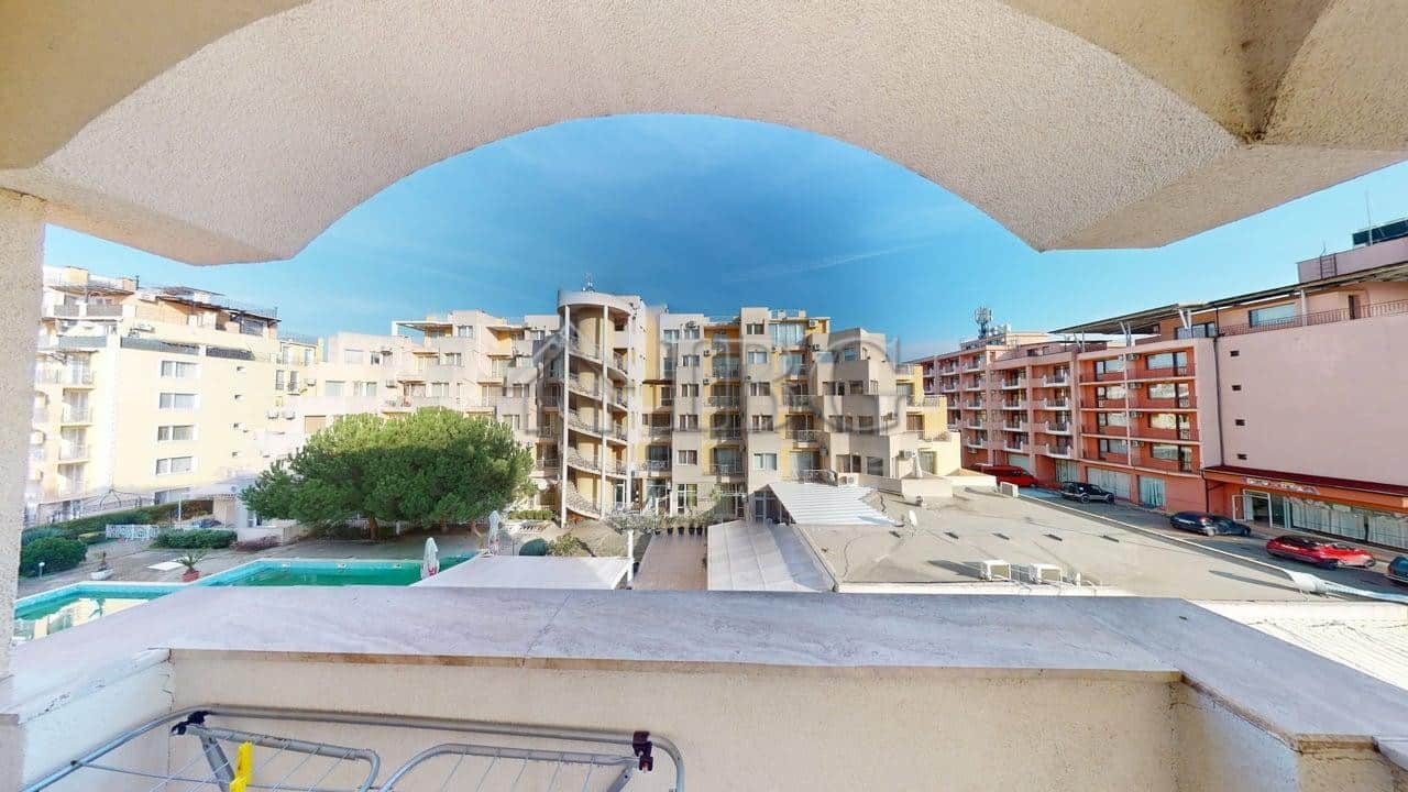 Bright apartment with two rooms in Sunny Beach, perfect for relaxing holidays or investment.