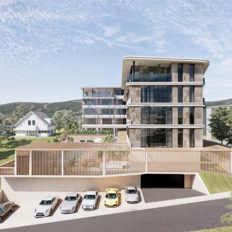 Modern residential building with sea views in Sunny Beach, Bulgaria.