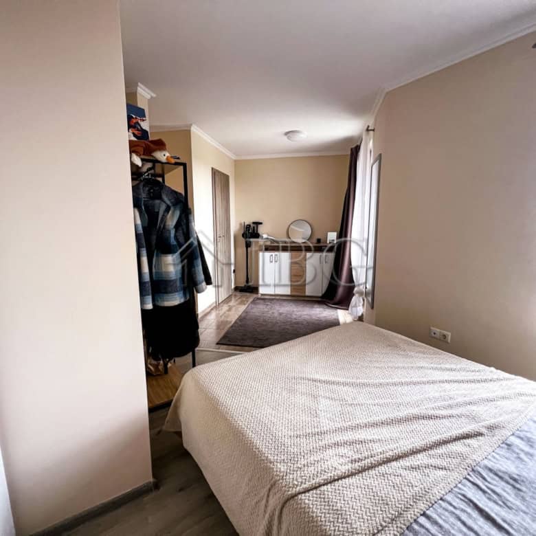 Bright 1-bedroom apartment with pool view in Sunny Beach, perfect for relaxing stays.