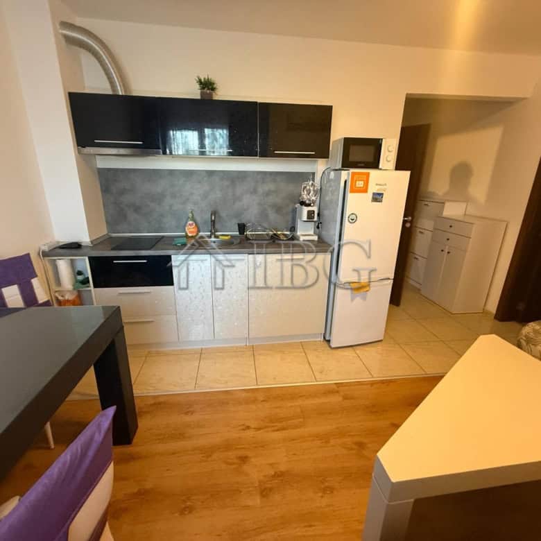 Cozy furnished 1-bedroom apartment in Sea Diamond complex, Sunny Beach, Bulgaria, with modern kitche.
