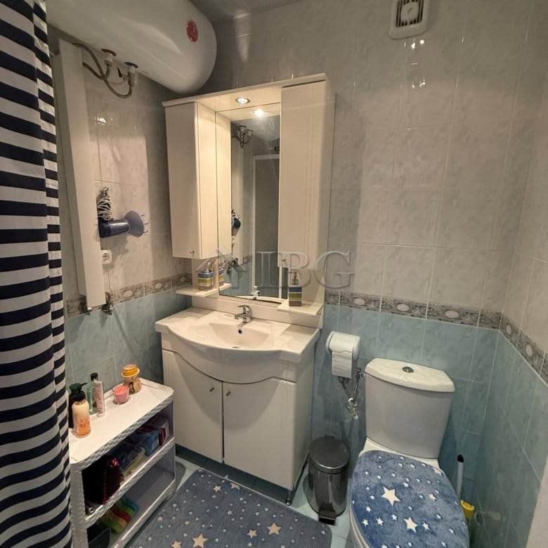 Bright bathroom with modern fixtures in Sun City 1, Sunny Beach.