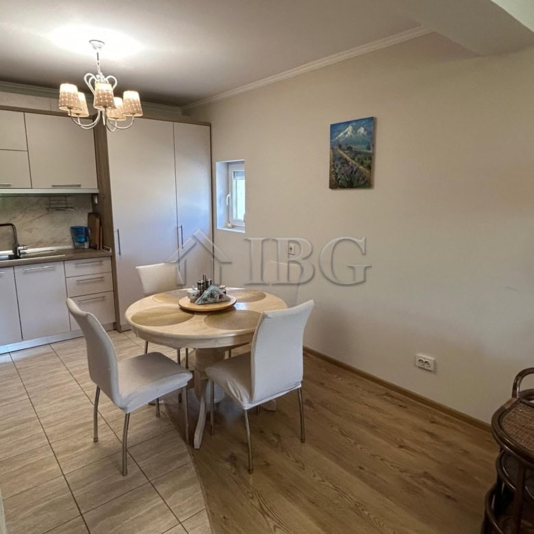 Interior view of a renovated 3-bedroom house with dining area near the sea in Kamenar, Pomorie.