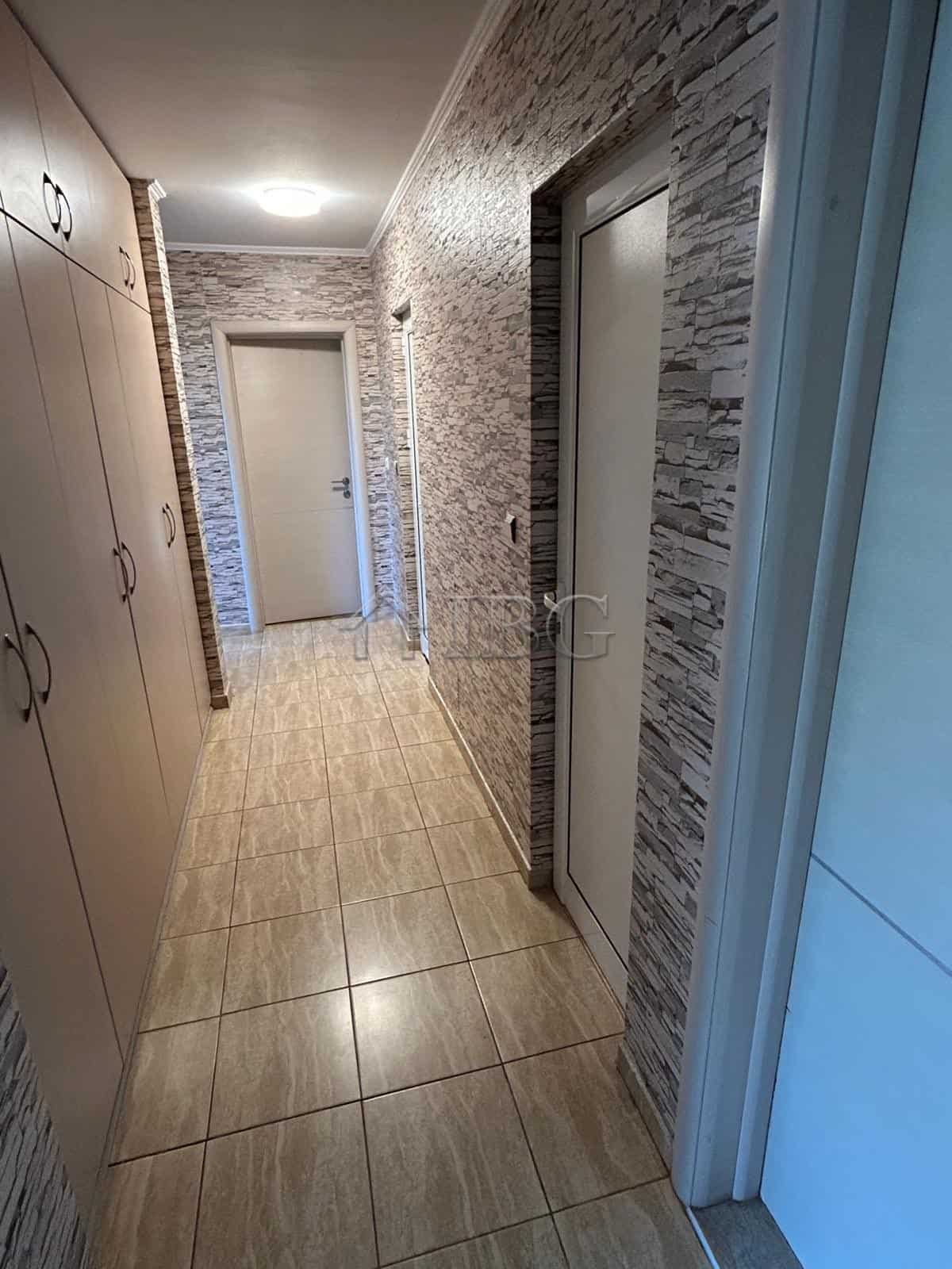Interior hallway of a renovated 3-bedroom house just 5 km from the sea in Kamenar, Pomorie.