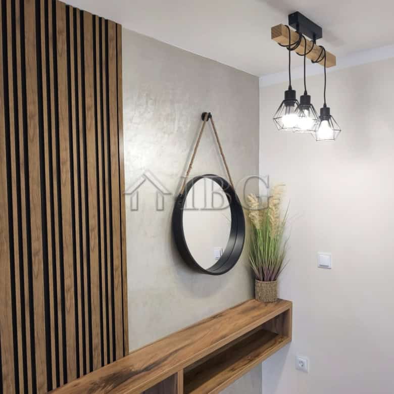 Bright modern studio with balcony and sea view in Sveti Vlas, featuring stylish decor and contempora.
