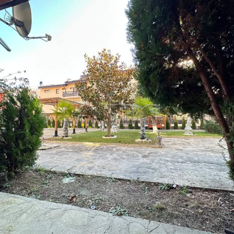 Bright outdoor garden area in Panorama Bay 2, Sveti Vlas, Bulgaria.