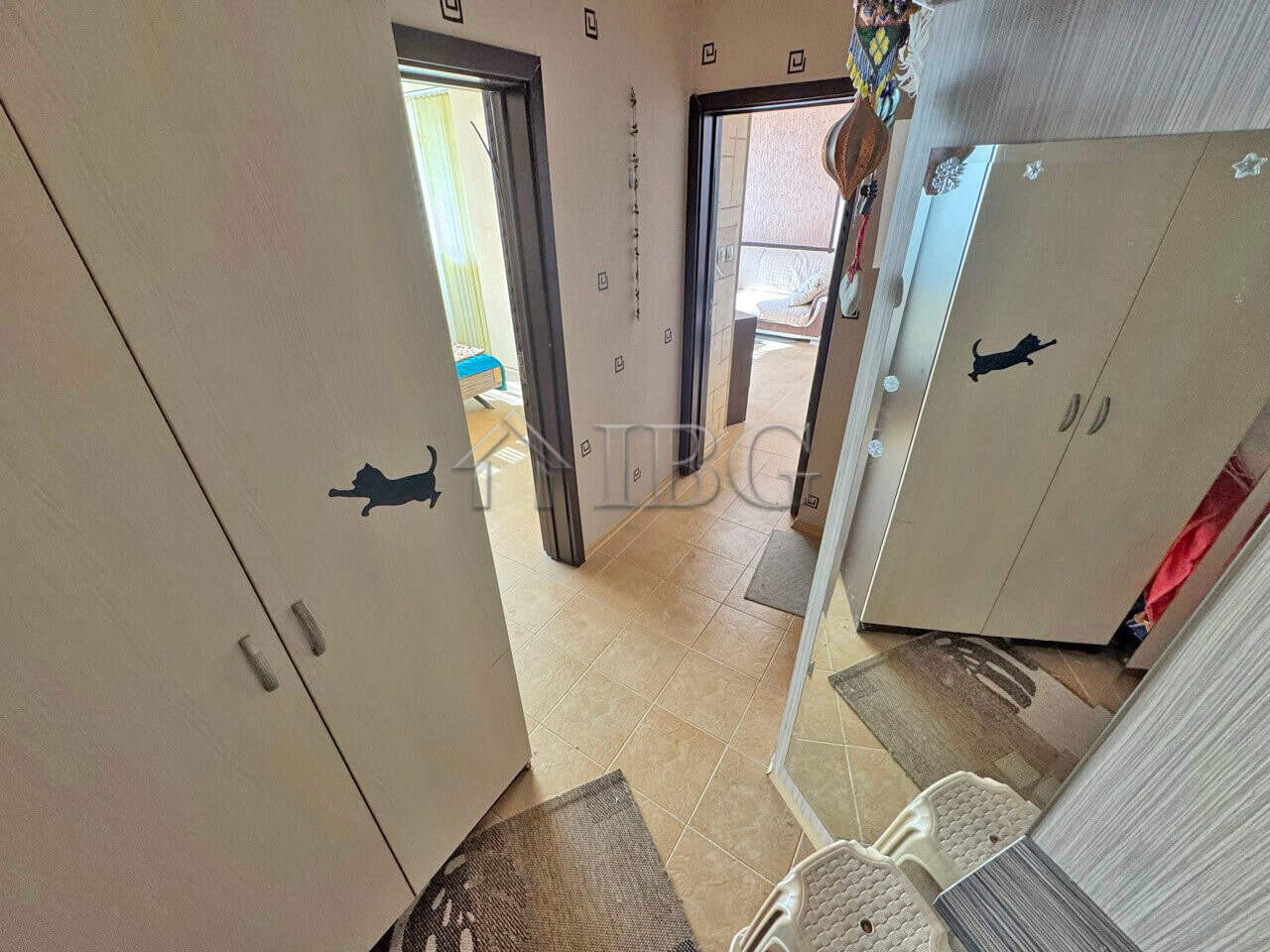 Bright one-bedroom apartment with sea view in complex Anna Maria, Kosharitsa. Perfect for relaxing h.