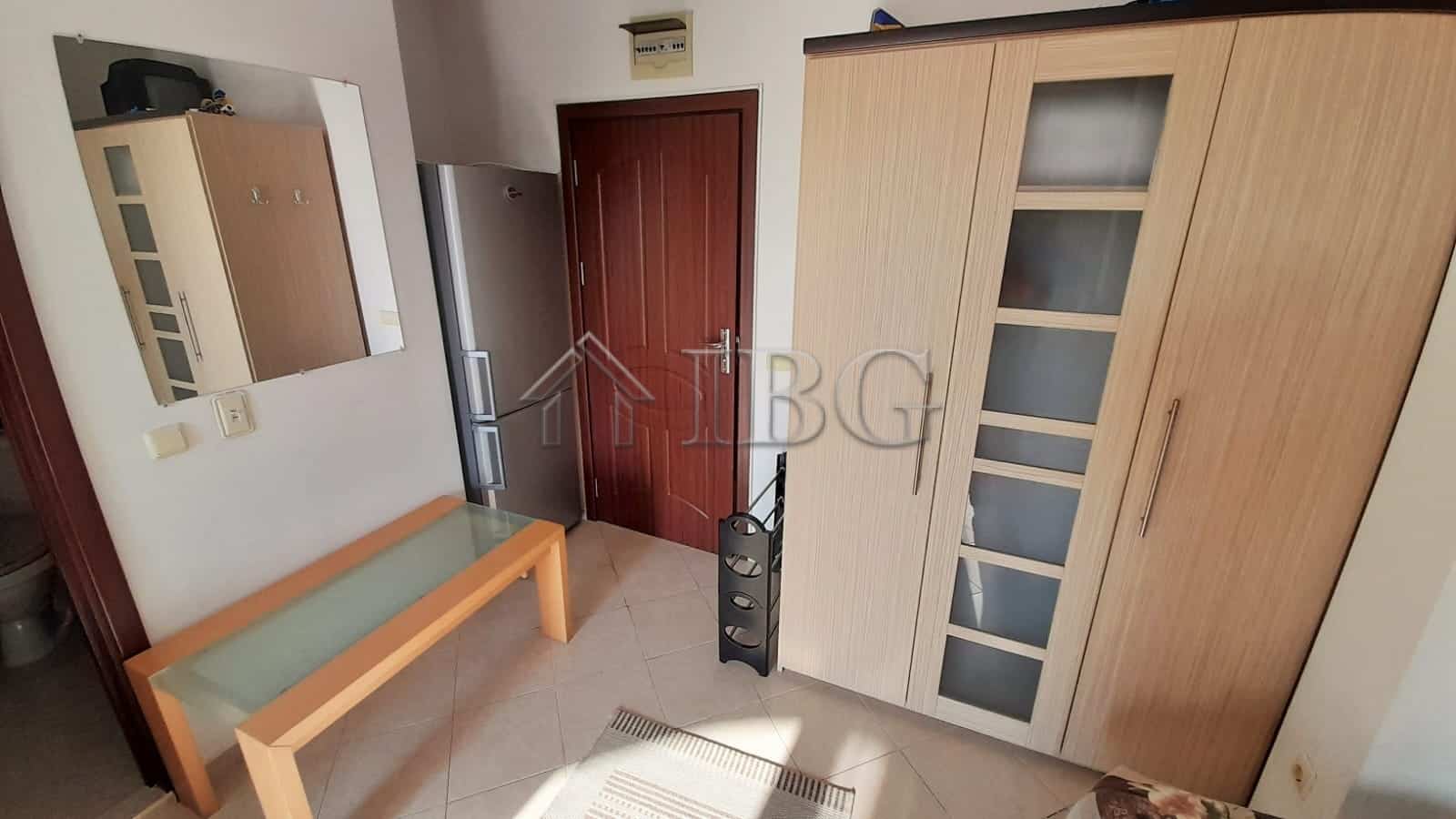 Bright studio apartment with balcony in Cascadas Family Resort, Sunny Beach.