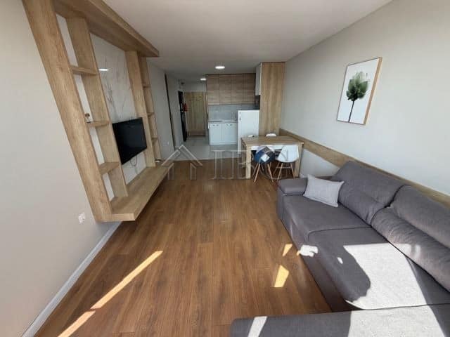 Modern 1-bedroom apartment with panoramic sea views in Sarafovo. Bright, stylish living space with o.