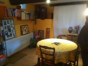 Spacious estate featuring a main house, apartment, café, and bar in Olargues, Herault, France. Ideal.