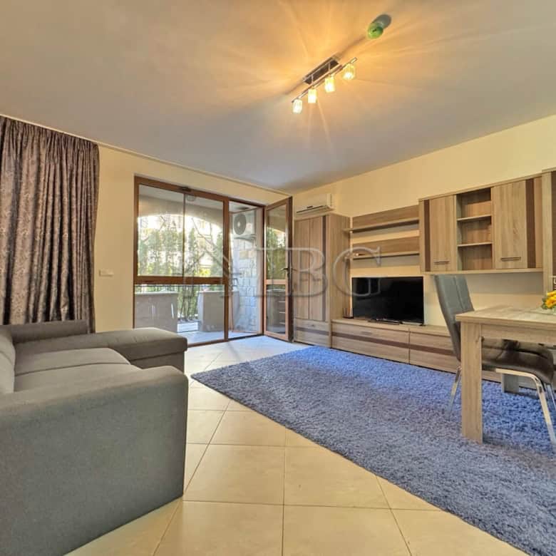 Bright 1-bedroom apartment with modern furnishings at Cascadas Family Resort, Sunny Beach. Perfect f.