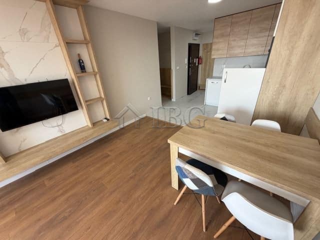 Modern 1-bedroom apartment with panoramic sea views in Sarafovo. Stylish interior, open-plan living.