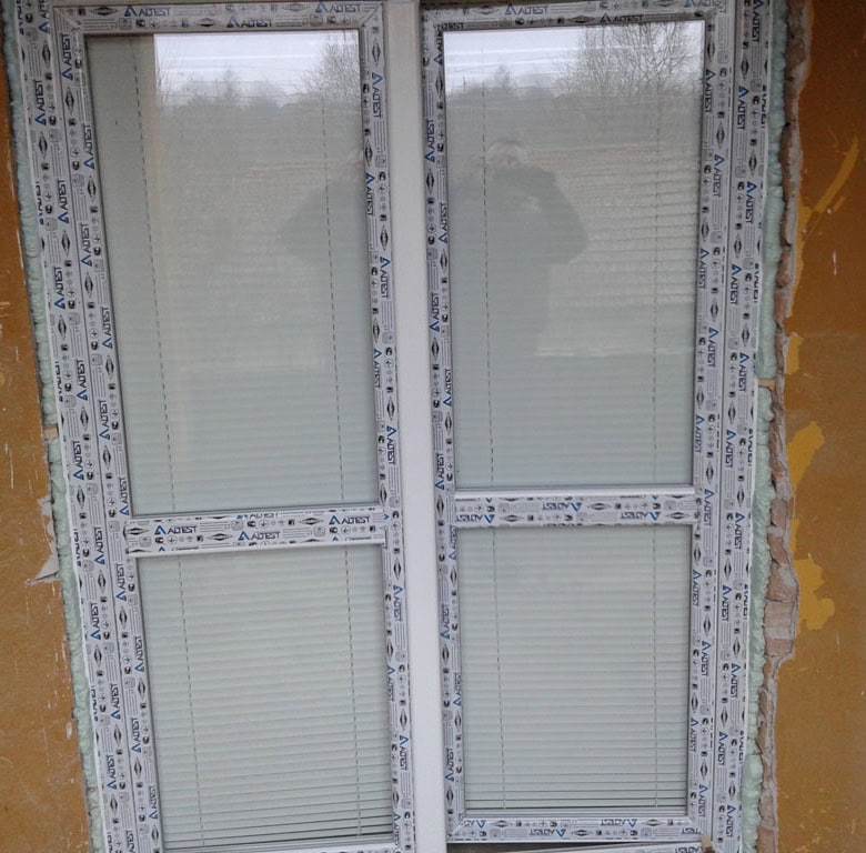 Double-glazed window installation in Bulgaria for home renovation.