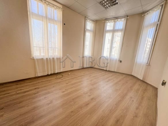 Office for Rent in Ruse Center with Bright Interior and Large Windows.