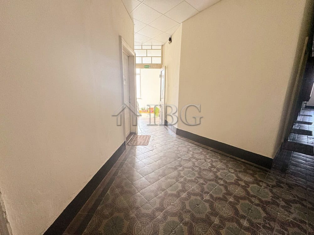 Office interior with entrance door and corridor in Ruse.