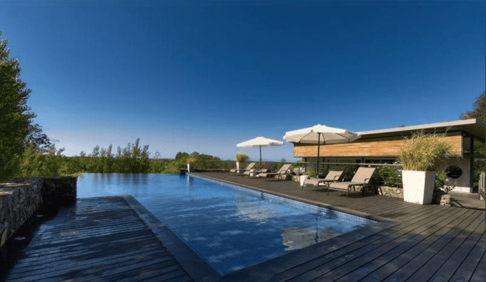 Pool and terrace area of a modern apartment in P. Ballena Maldonado.