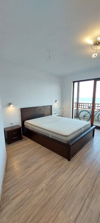 Interior of a modern 2-bedroom apartment with sea and marina views in Sveti Vlas.