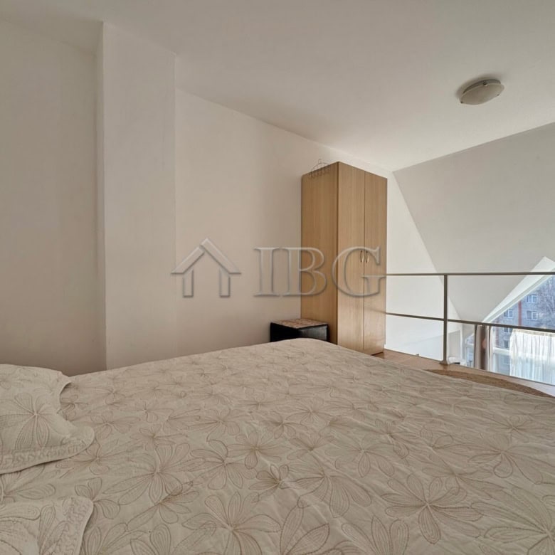 Bright interior of a two-bedroom duplex apartment at Gerber Residence 3, Sunny Beach.