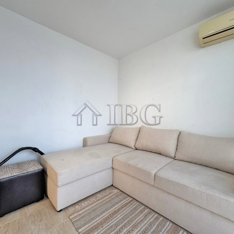 Cozy living room in a two-bedroom duplex apartment at Gerber Residence 3, Sunny Beach.