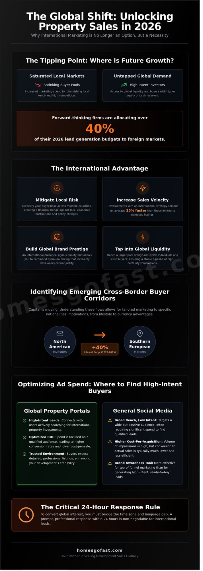 International property for sale: key insights for developers and investors.