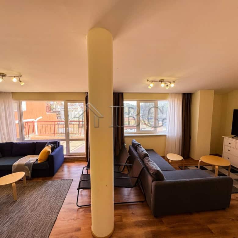 Modern apartment with two bedrooms, two bathrooms, and panoramic sea views in Green Fort, Sunny Beac.