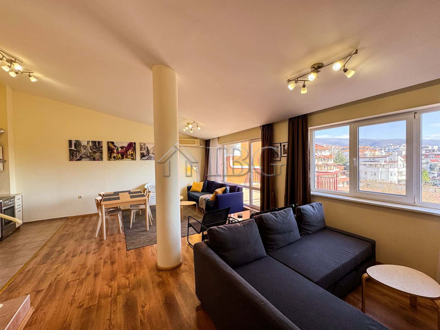 Modern 2-bedroom apartment with sea view in Green Fort, Sunny Beach.