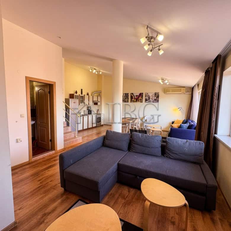 Stylish apartment with 2 bedrooms, 2 bathrooms, and sea views in Green Fort, Sunny Beach. Perfect fo.