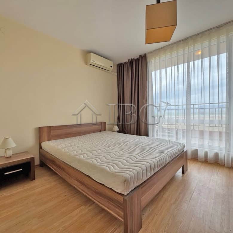 Modern furnished 1-bedroom apartment at Holiday Fort Golf Club, Sunny Beach, with spacious living ar.