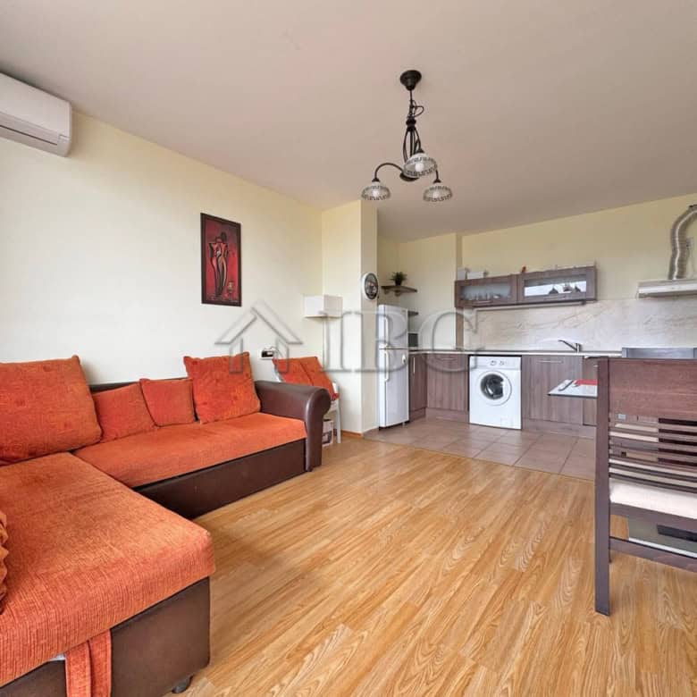 Modern furnished 1-bedroom apartment at Holiday Fort Golf Club, Sunny Beach.