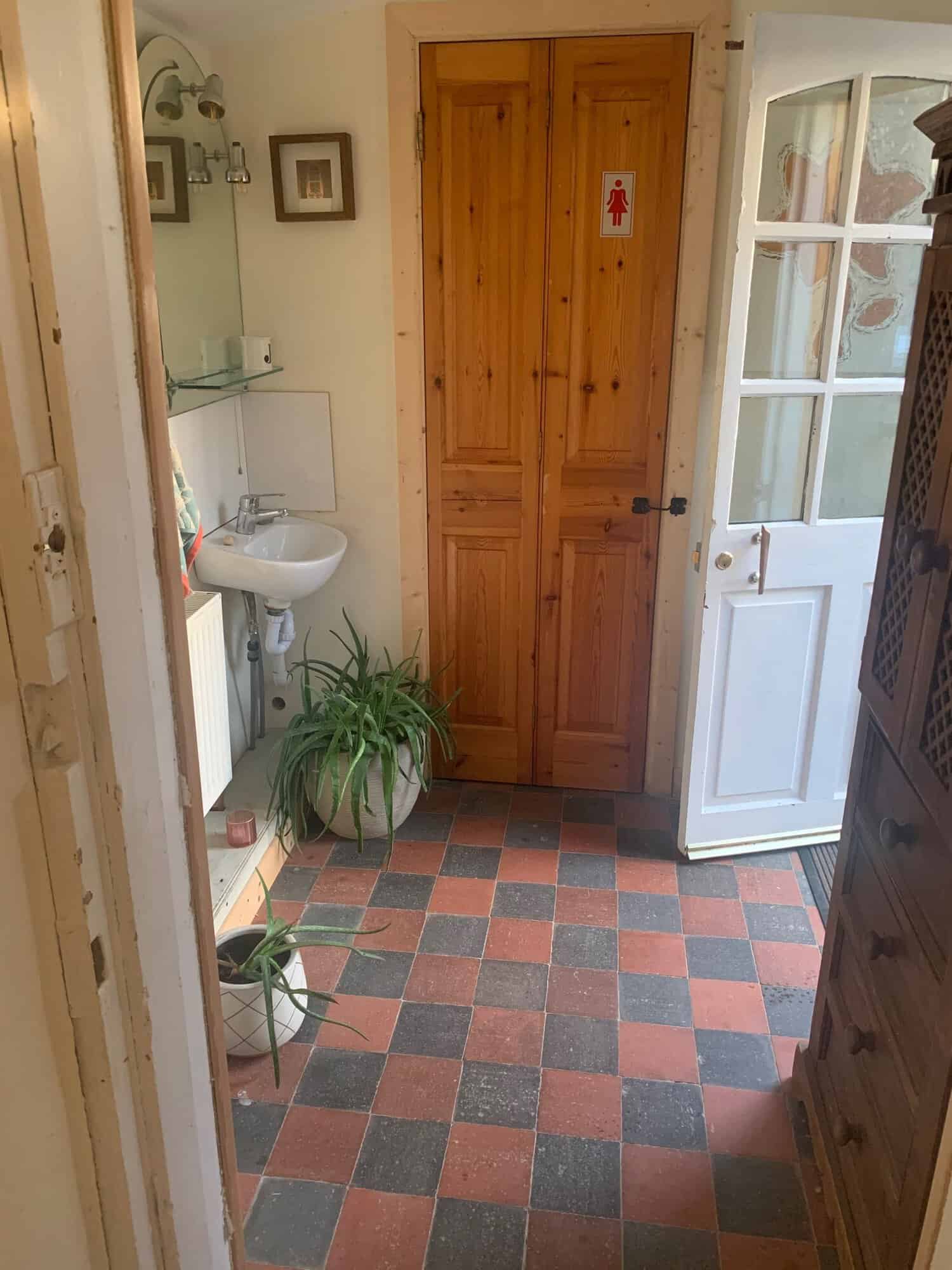 Charming interior of a school house converted into four apartments in Mooncoin, Kilkenny, Ireland.