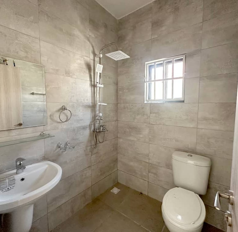 Luxury 3 Bed Villa for Sale in Brufut Gardens Estate Gambia with modern bathroom amenities.