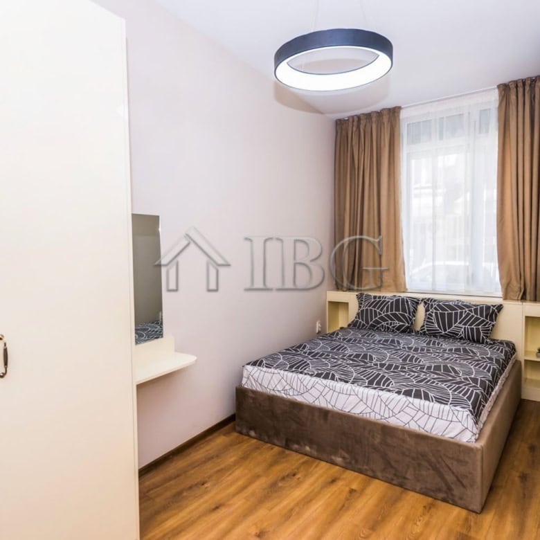 Modern 1-bedroom apartment in Lazur District, Burgas with garage and stylish interior.