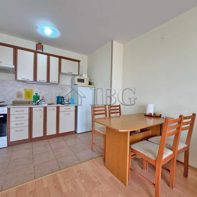 Affordable apartment with a functional kitchen and dining space in Nessebar Fort Club, Sunny Beach.