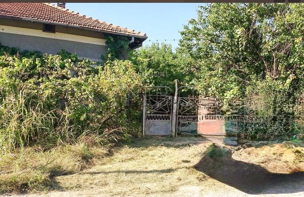 Beautiful house for sale in a picturesque village close to the Danube River, featuring lush greenery.