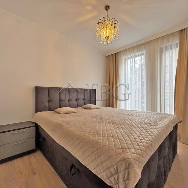 Spacious apartment with two bedrooms, two bathrooms, and a stunning pool view in Sveti Vlas. Located.