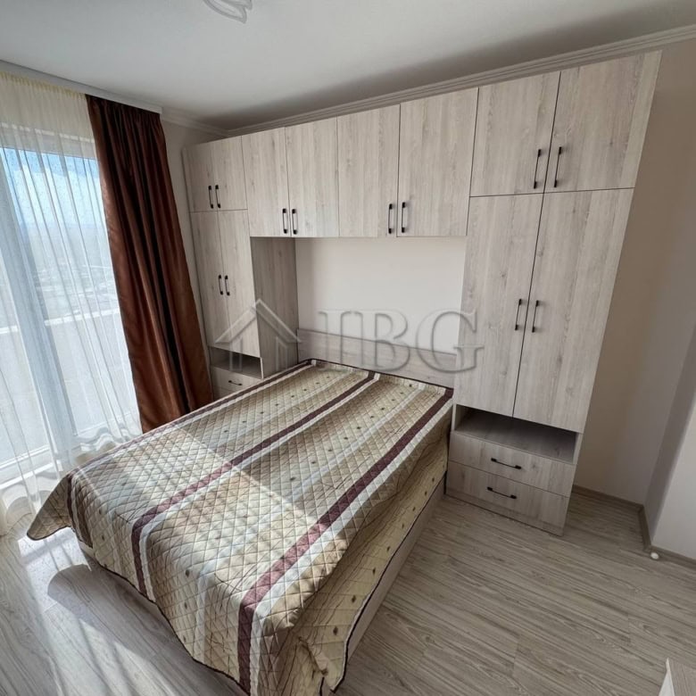 Bright bedroom with custom wardrobe and natural light in Sunny Beach property.