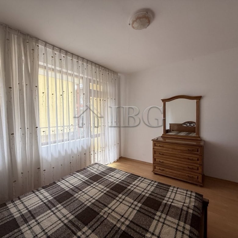 Bright interior of a one-bedroom apartment in Tili Complex, Aurelia District, Nessebar.