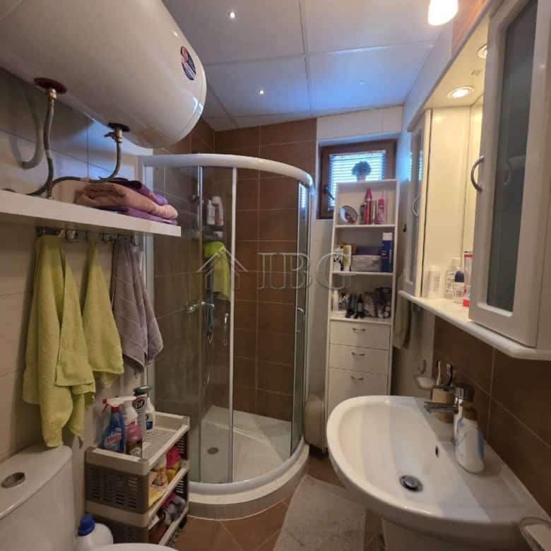Bathroom with shower cabin in Ravda Sun & Sea Resort.
