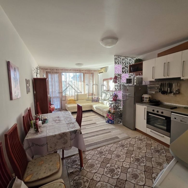 Interior view of a 2-bedroom apartment in Ravda Sun & Sea Resort, Bulgaria.
