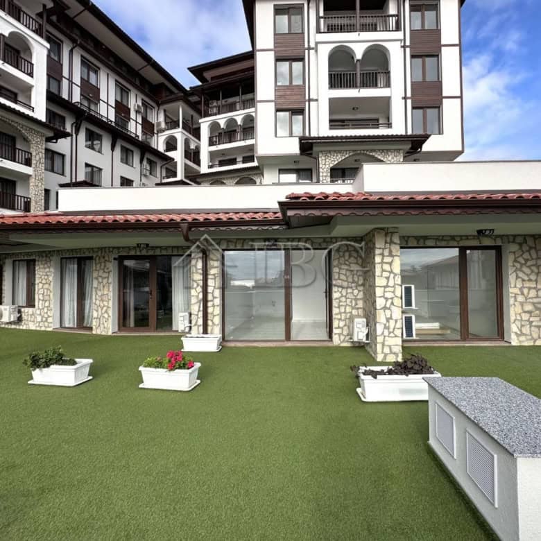 Modern sea view studio with patio in Sveti Vlas, Bulgaria.