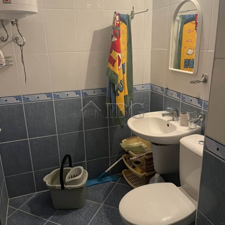 Bright bathroom with modern fixtures in Balkan Breeze 2, Sunny Beach.