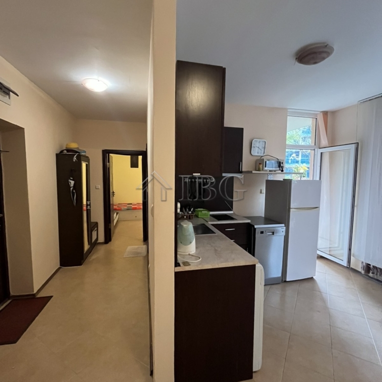 Bright interior of a 1-bedroom apartment in Balkan Breeze 2, Sunny Beach, Bulgaria.