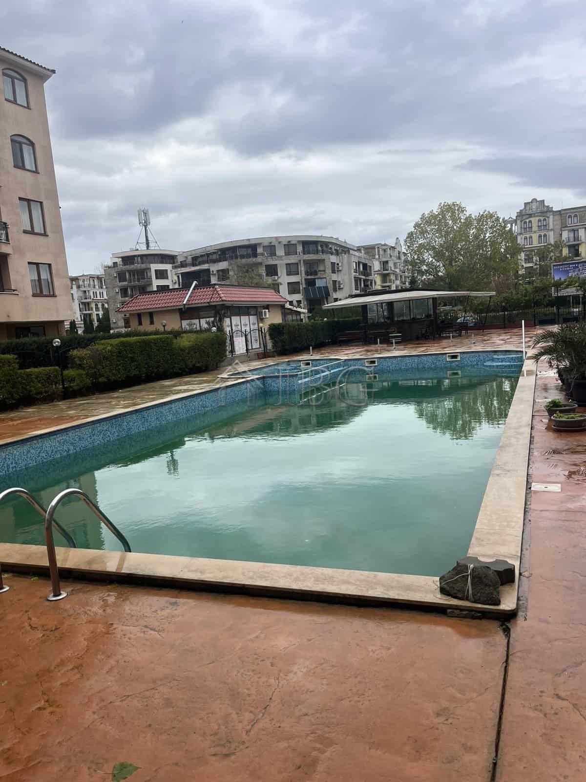 Pool area at Balkan Breeze 2, Sunny Beach, Bulgaria.