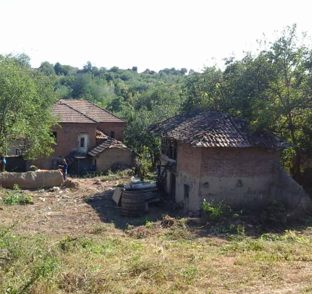 House for renovation in Stezherovo, Pleven, Bulgaria, with scenic countryside views.