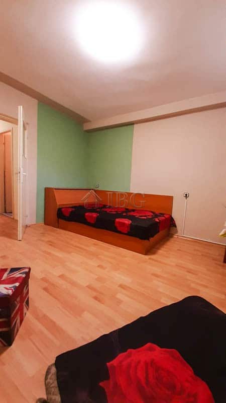 Bright, spacious 1-bedroom apartment in Drujba 2 quarter, Ruse city, perfect for comfortable living.