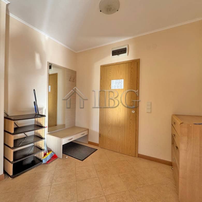 Bright interior of a 2-bedroom, 2-bathroom apartment in Sunny Beach, Bulgaria.