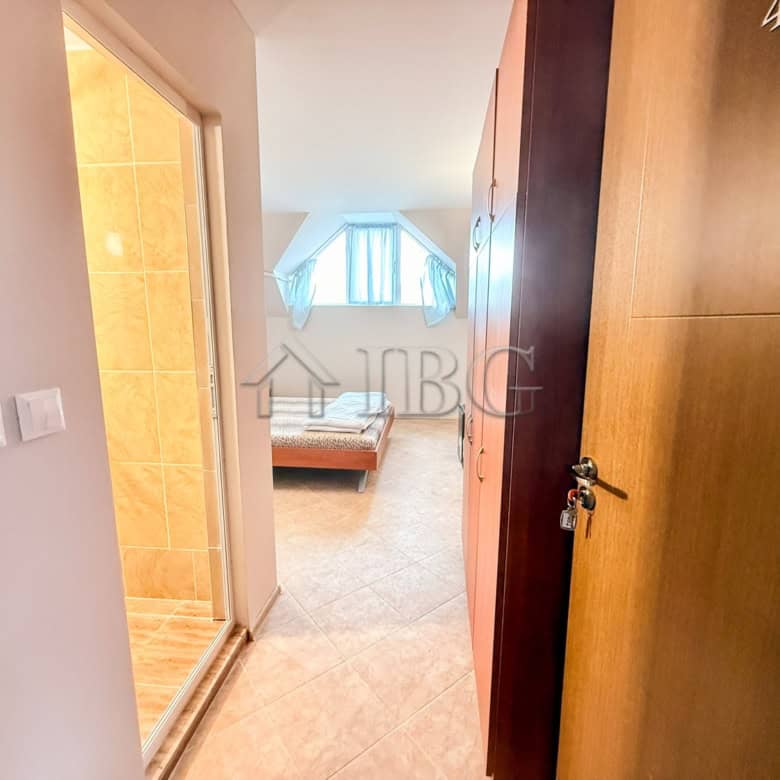 Compact storage studio with water and electricity setup in Summer Ravda.