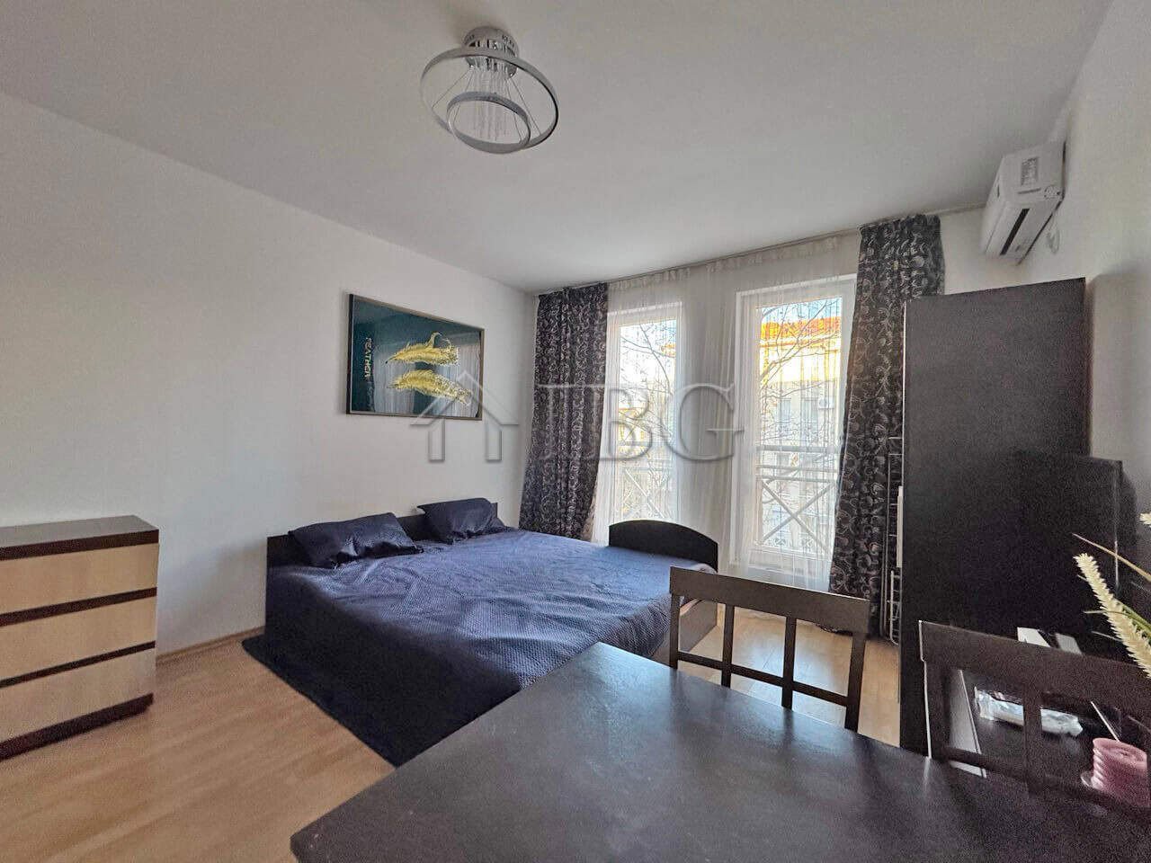 Bright studio apartment for sale close to Sunny Beach, Bulgaria. Ideal for holiday or investment wit.