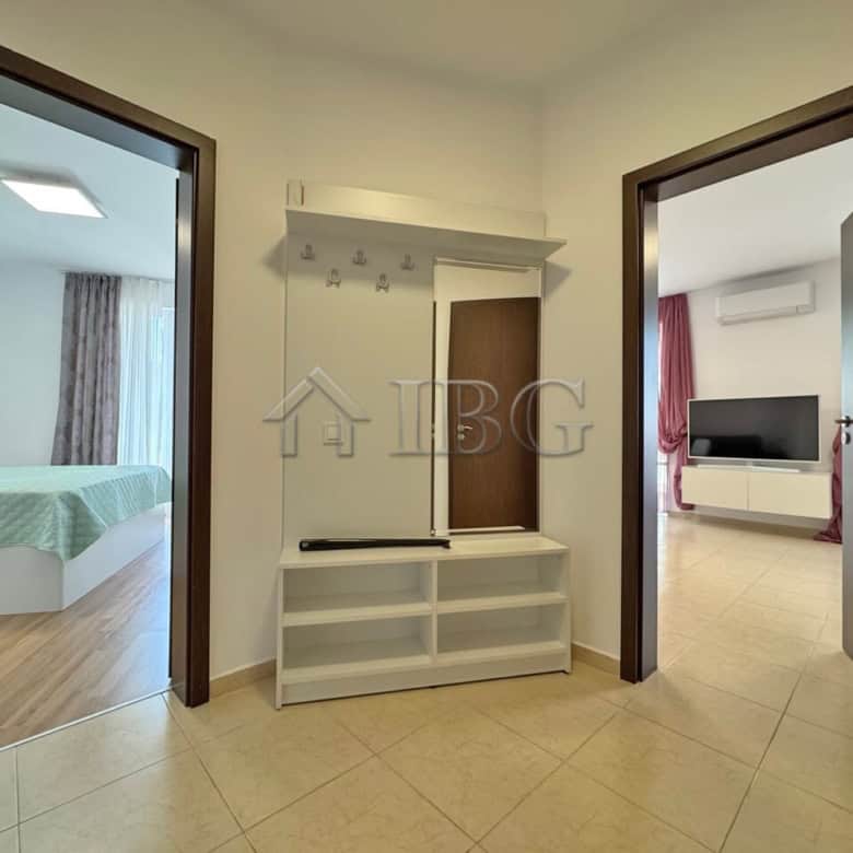 Bright one-bedroom apartment with pool view in Sunny Beach.