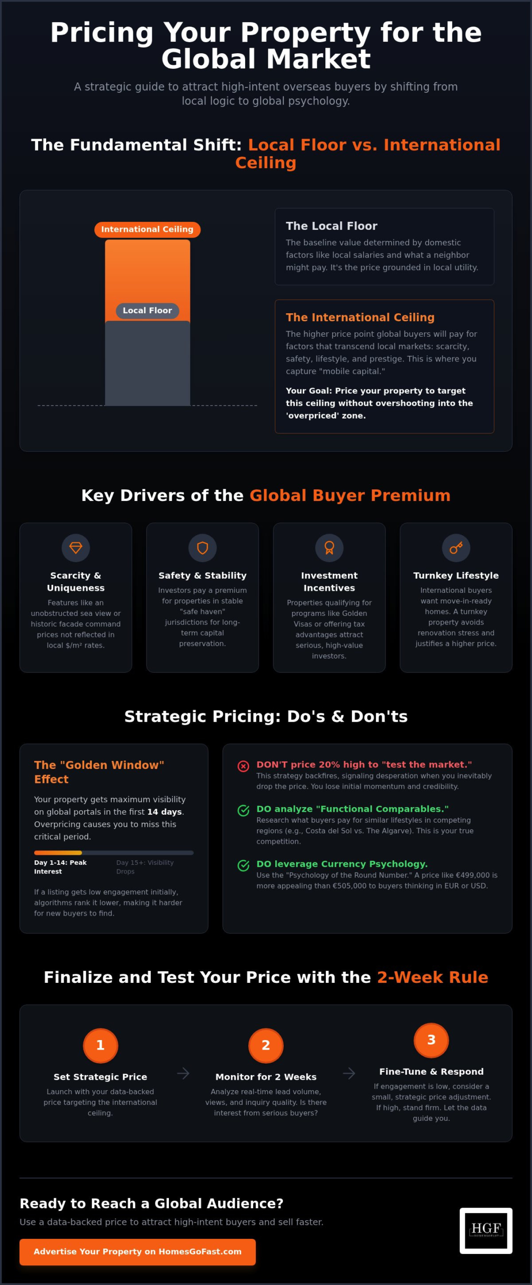 How to Price a Property for the International Market in 2026